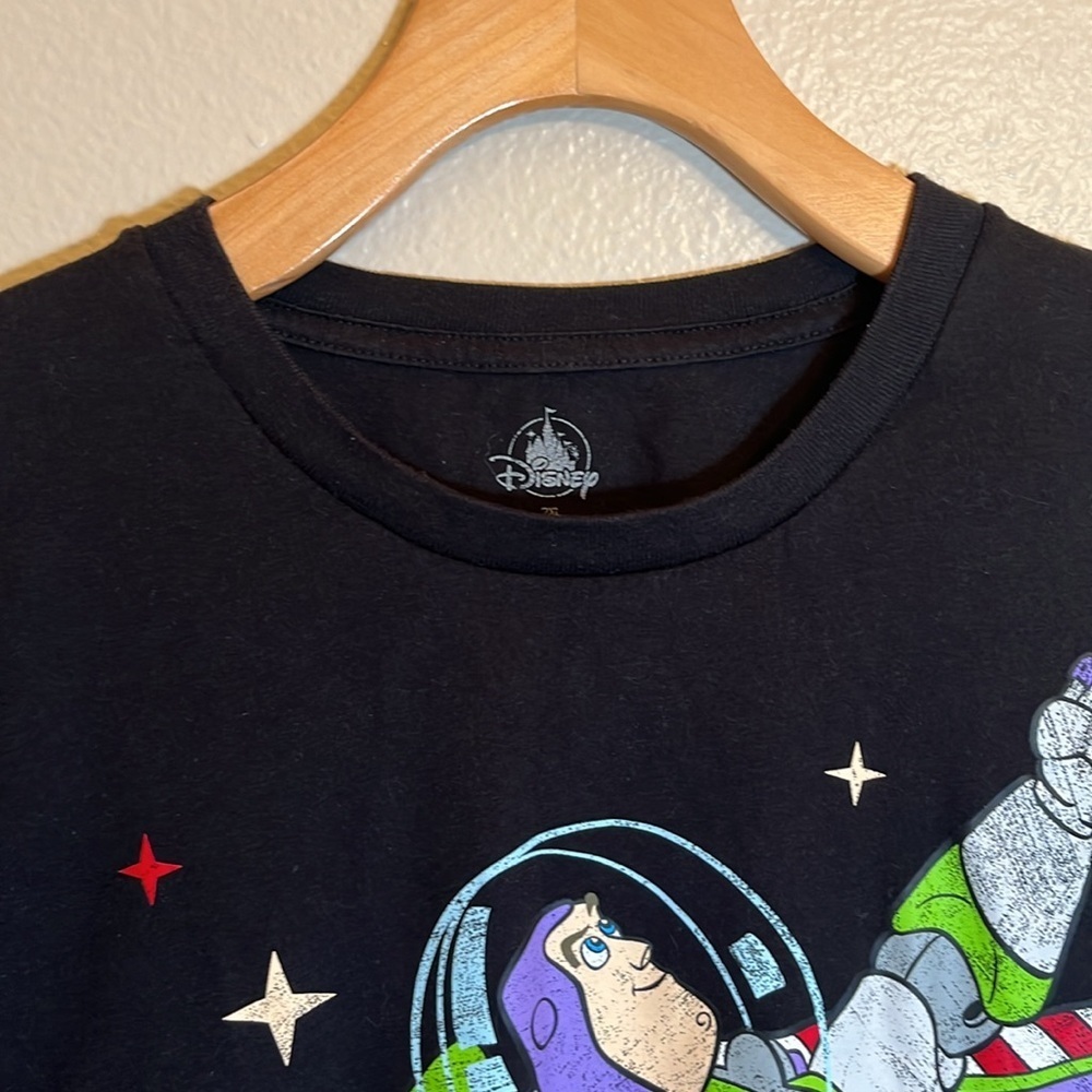 Disney Buzz Lightyear Black Vacation Plus Size Long Sleeve Shirt - Picture 2 of 10